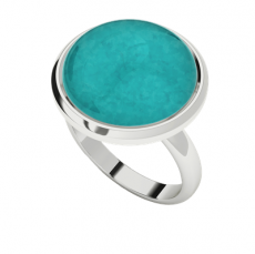 amazonite-cabochon-silver-ring