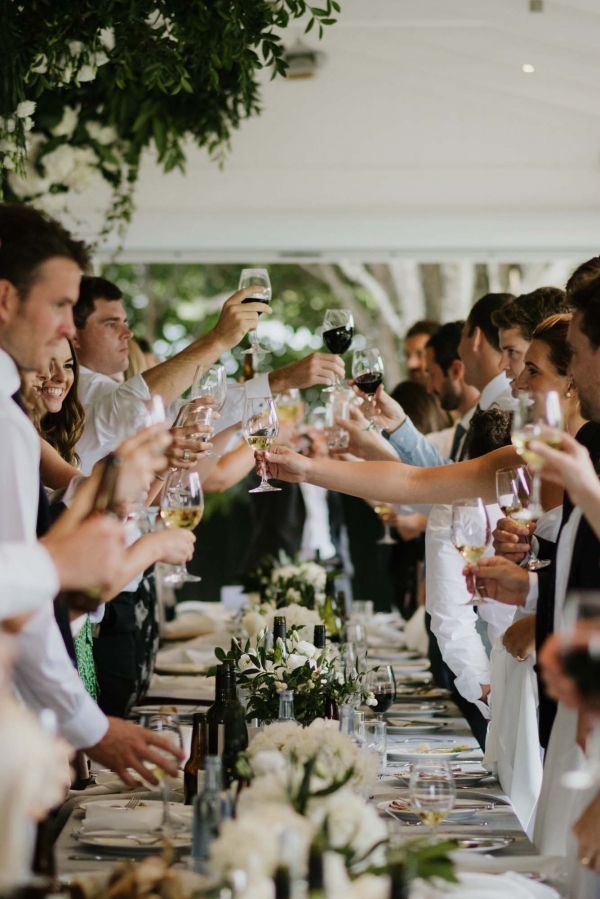 Elegant New Zealand Wedding On Waiheke Island Polka Dot Bride