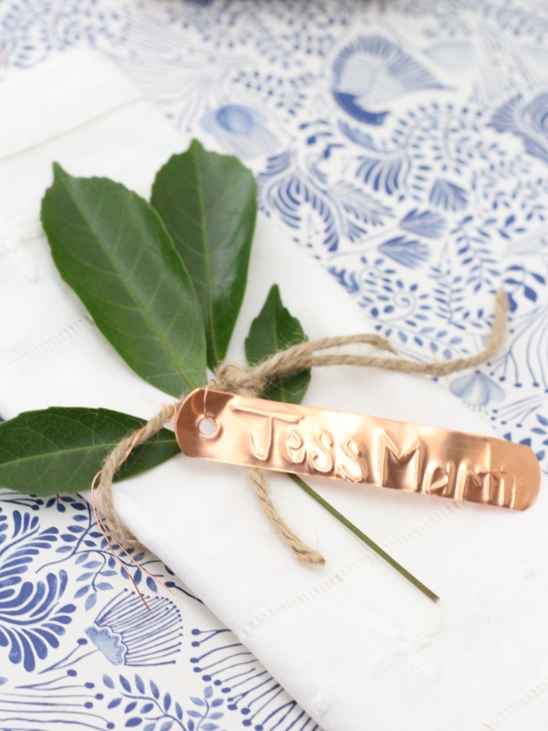 Round up of the Best DIY Table Name Tags Polka Dot Bride