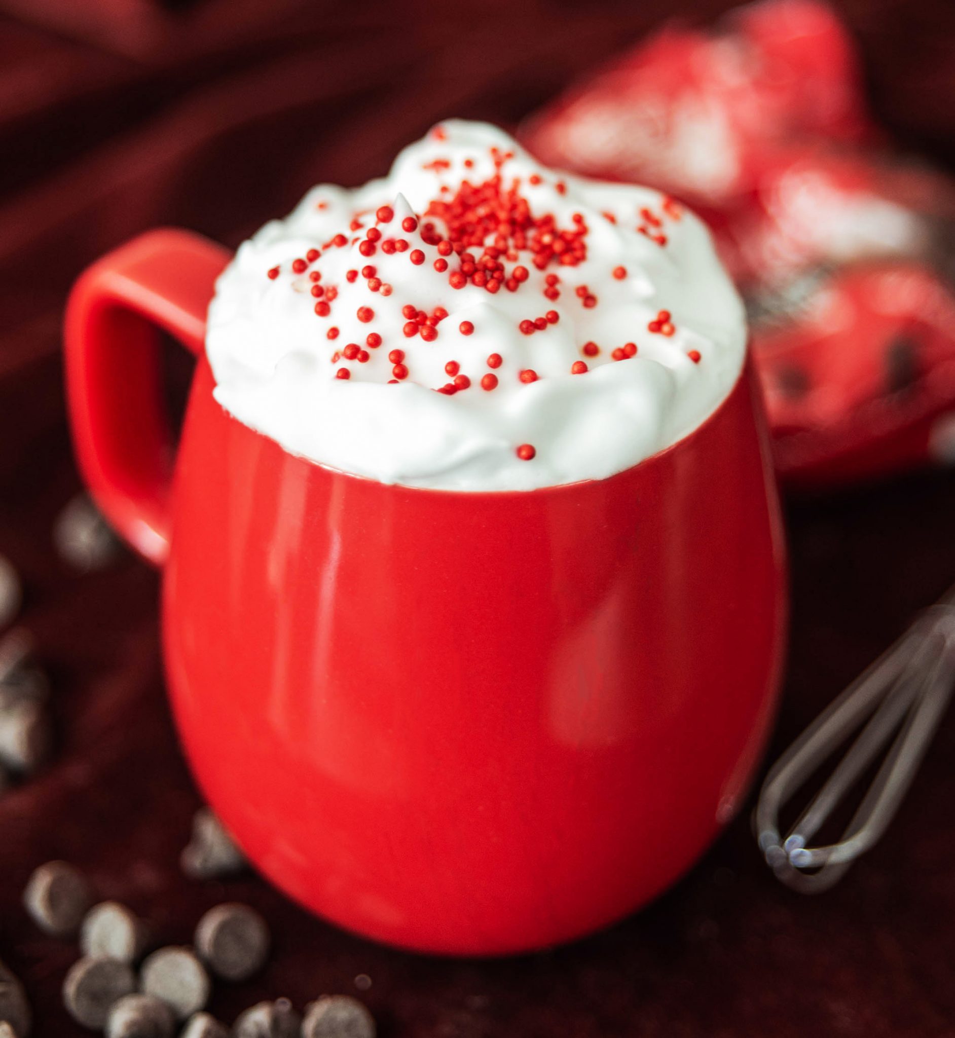 Cocktail Friday Spiked Red Velvet Hot Chocolate Polka Dot Wedding