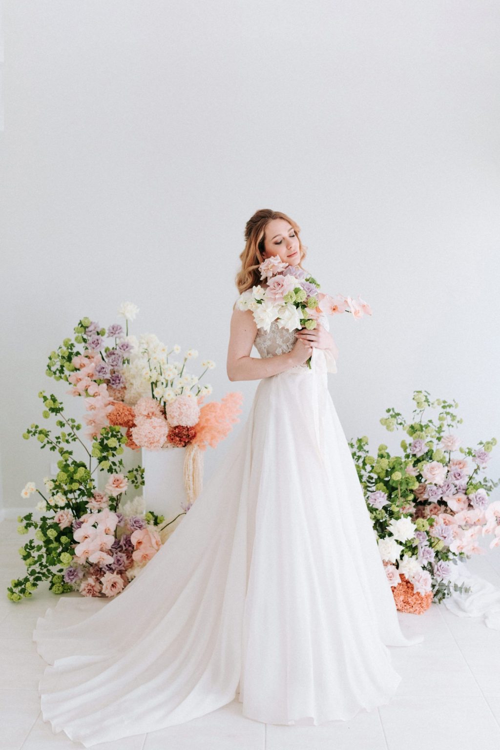 Elegant & Pastel Spring Wedding Ideas Polka Dot Wedding