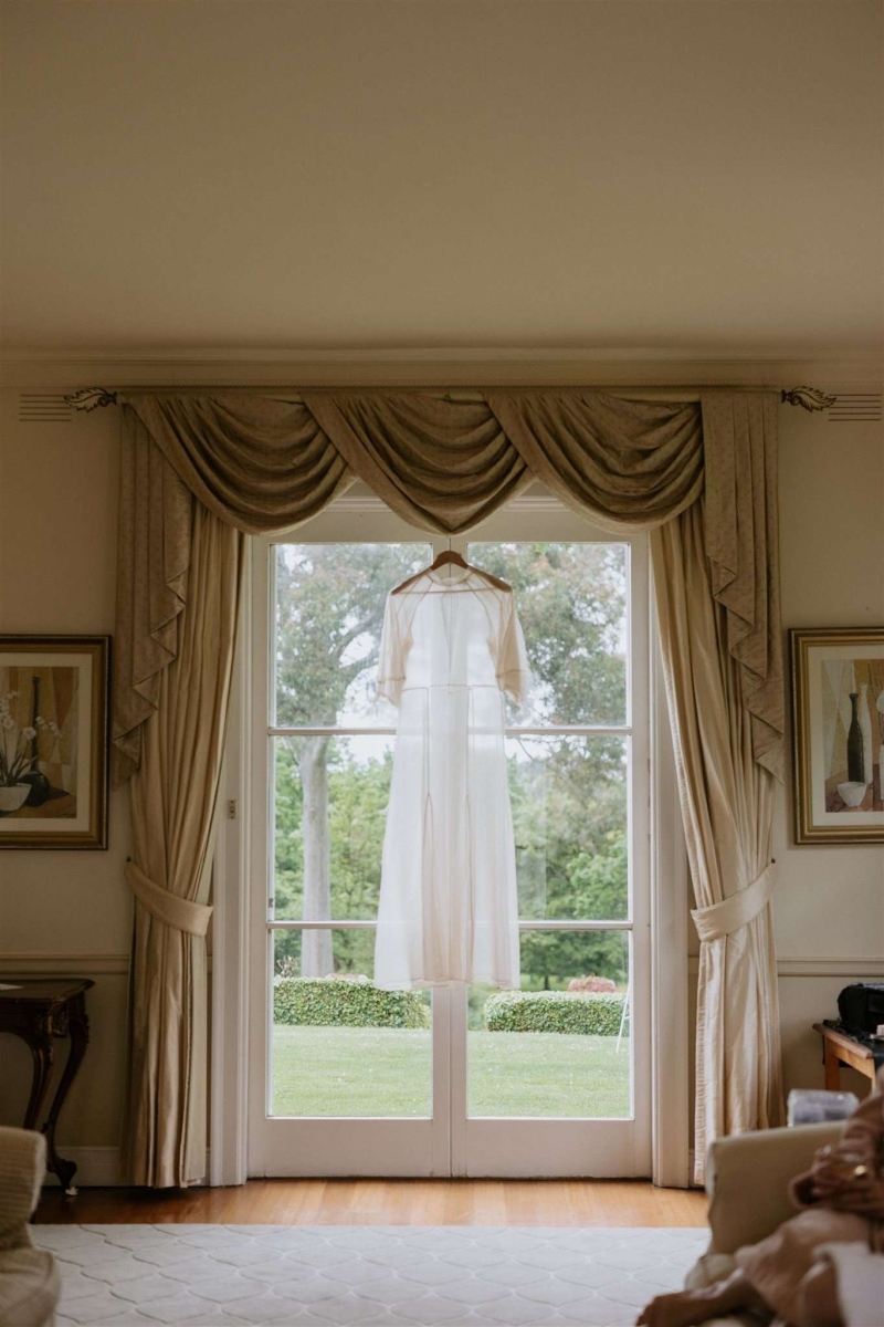 An ethically made Kamperett wedding gown