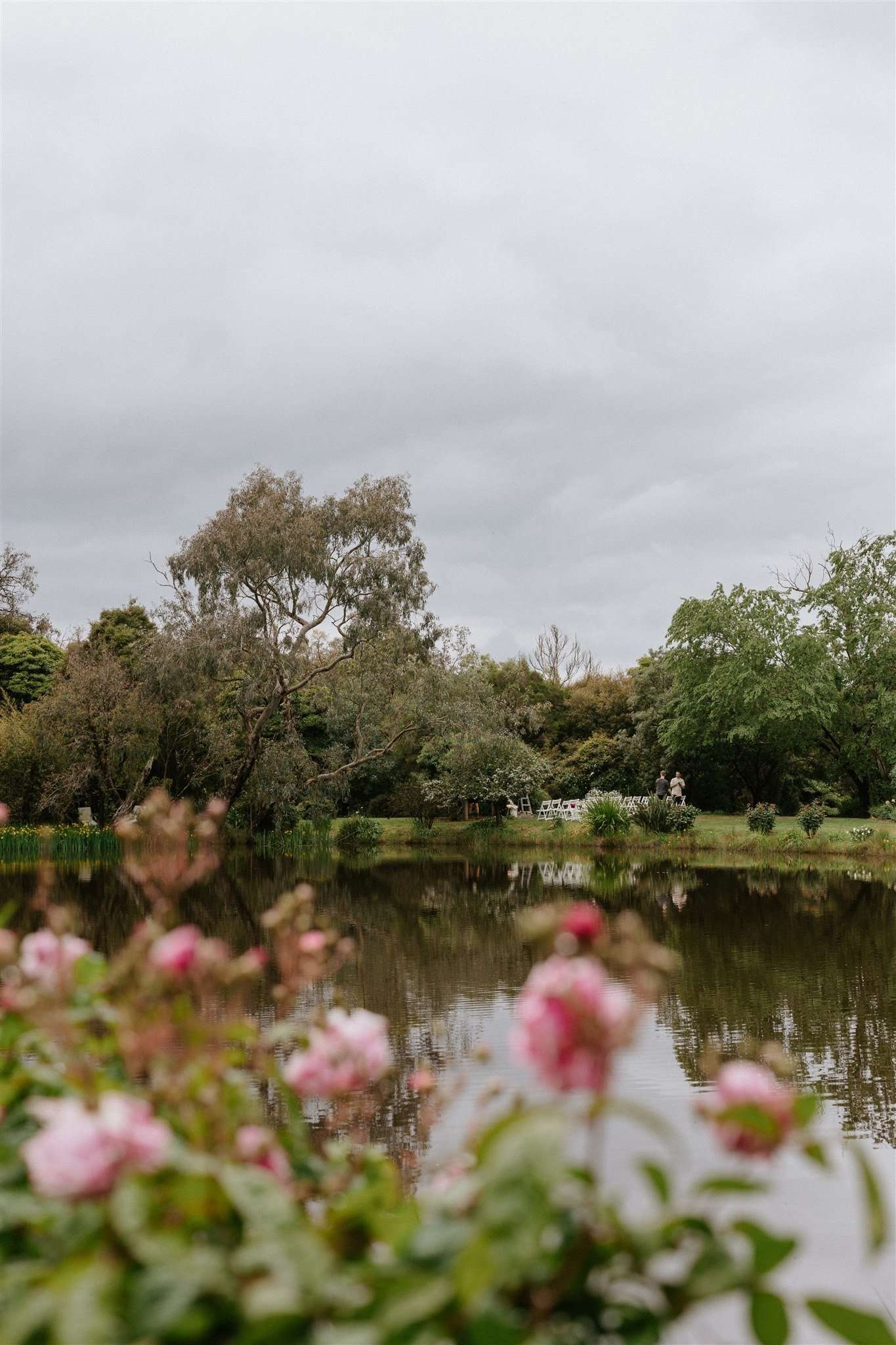 Technically a backyard wedding, Britt and Pete were lucky that their family had this amazing property in the Mornington Peninsula