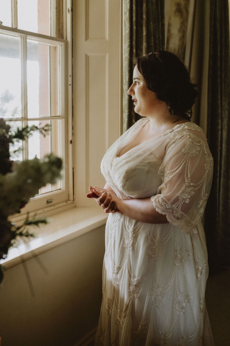 The bride's dress was originally her mum’s wedding dress from 1985 but was transformed by a dressmaker into Ali’s dream dress