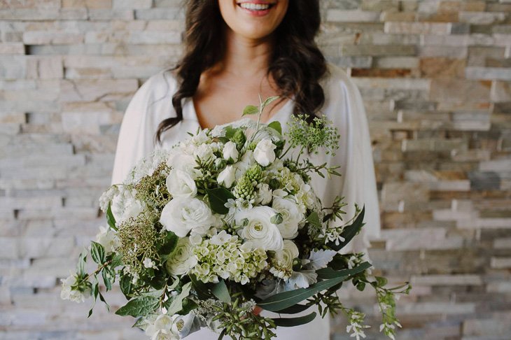 Organic wedding flowers