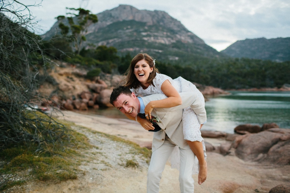 Wedding at Honeymoon Bay, Freycinet National Park, Freycinet Lodge.