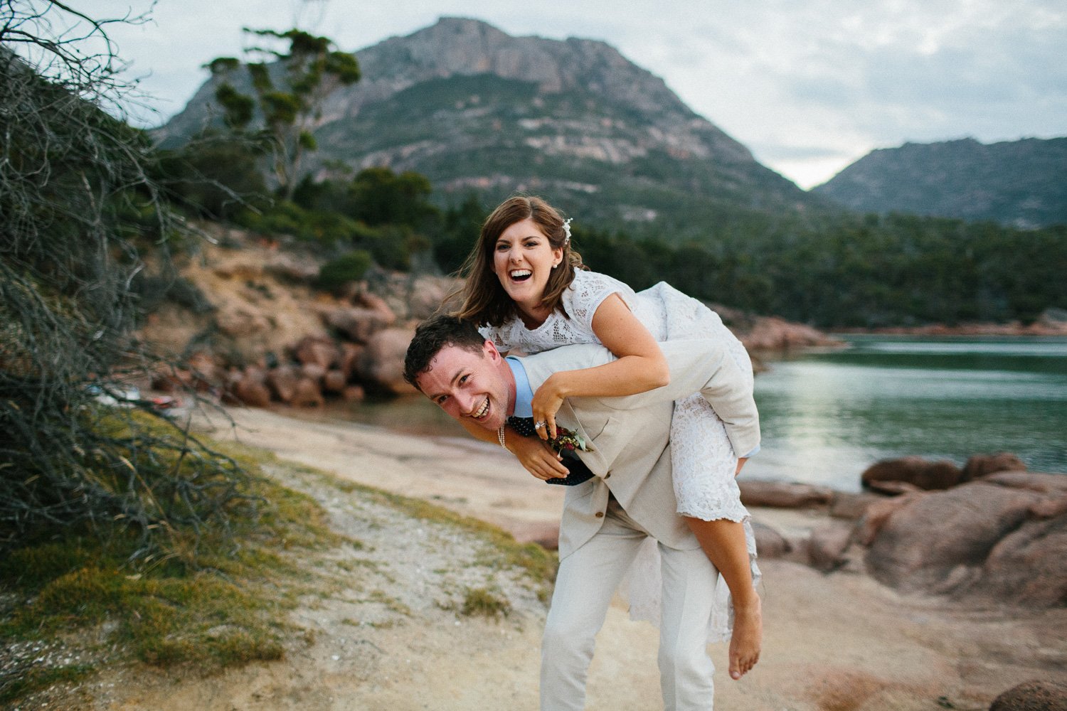 Wedding at Honeymoon Bay, Freycinet National Park, Freycinet Lodge.