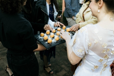 Delicious food from local caterers