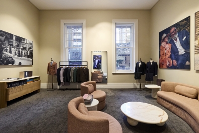 Wedding suit shopping in Melbourne on Collins Street at Institchu's new flagship store.