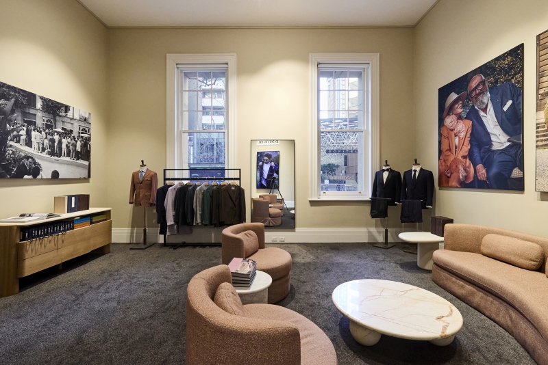 Wedding suit shopping in Melbourne on Collins Street at Institchu's new flagship store.
