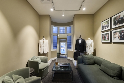 Wedding suit shopping in Melbourne on Collins Street at Institchu's new flagship store.