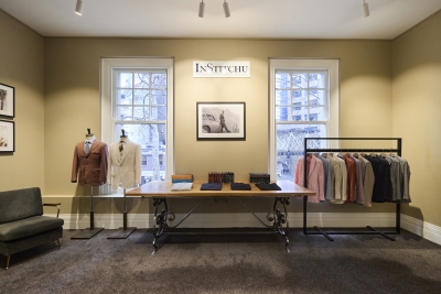 Wedding suit shopping in Melbourne on Collins Street at Institchu's new flagship store.