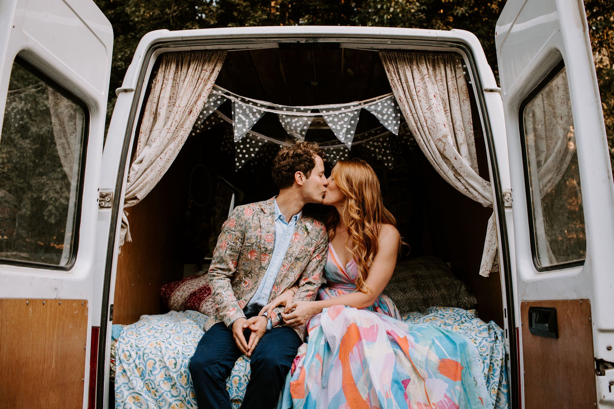 Colourful wedding