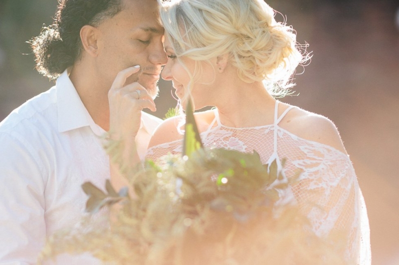 Natural wedding makeup