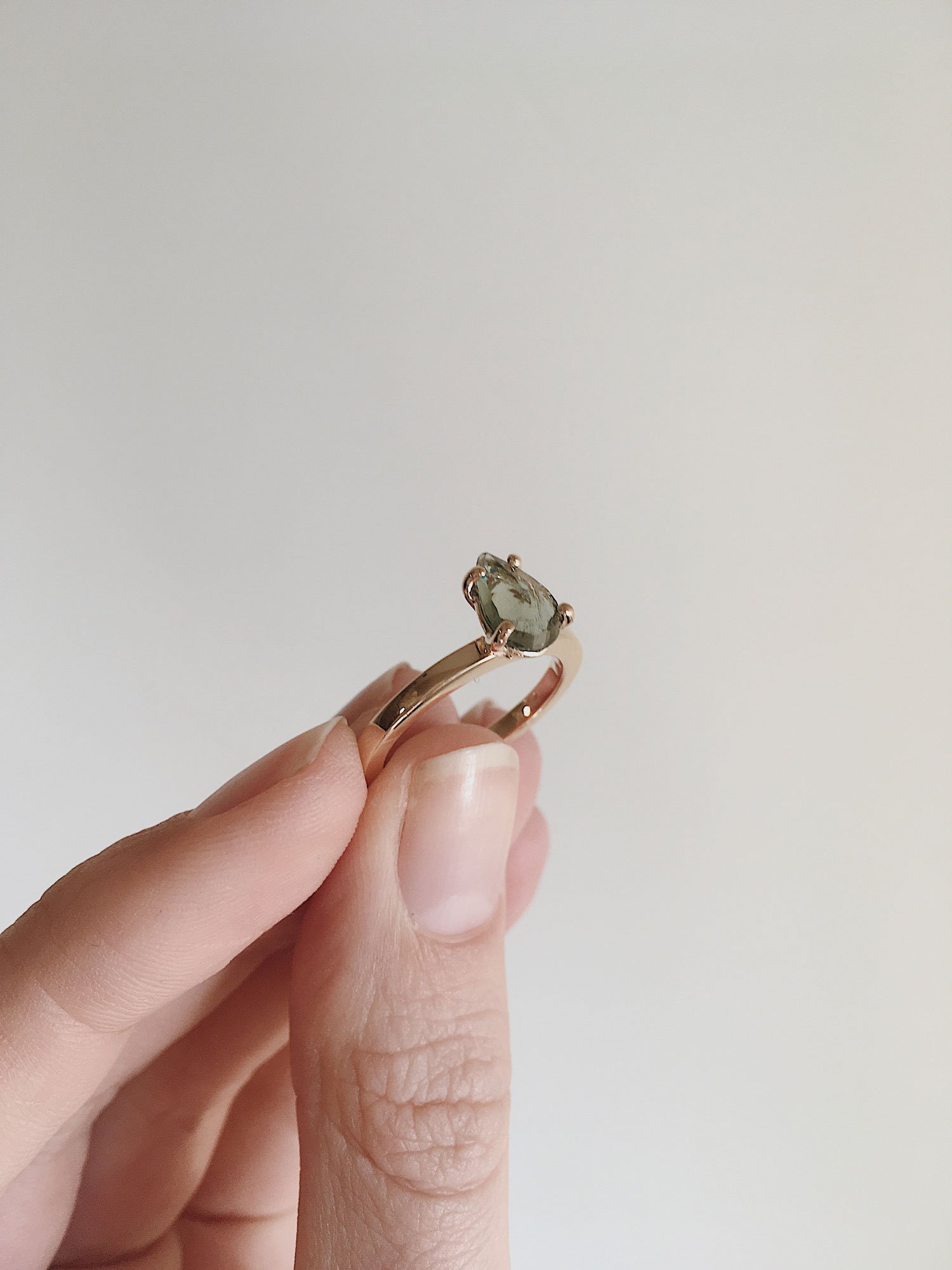 ethical sapphire engagement ring