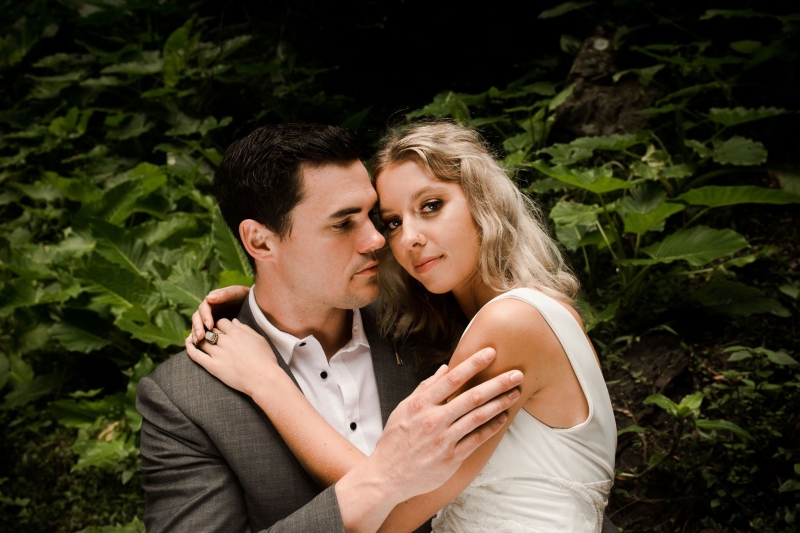 Bridal hair and makeup detail